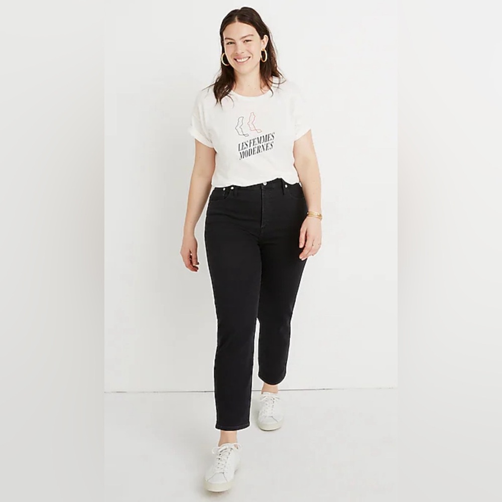 Madewell classic straight jeans in lunar wash W32